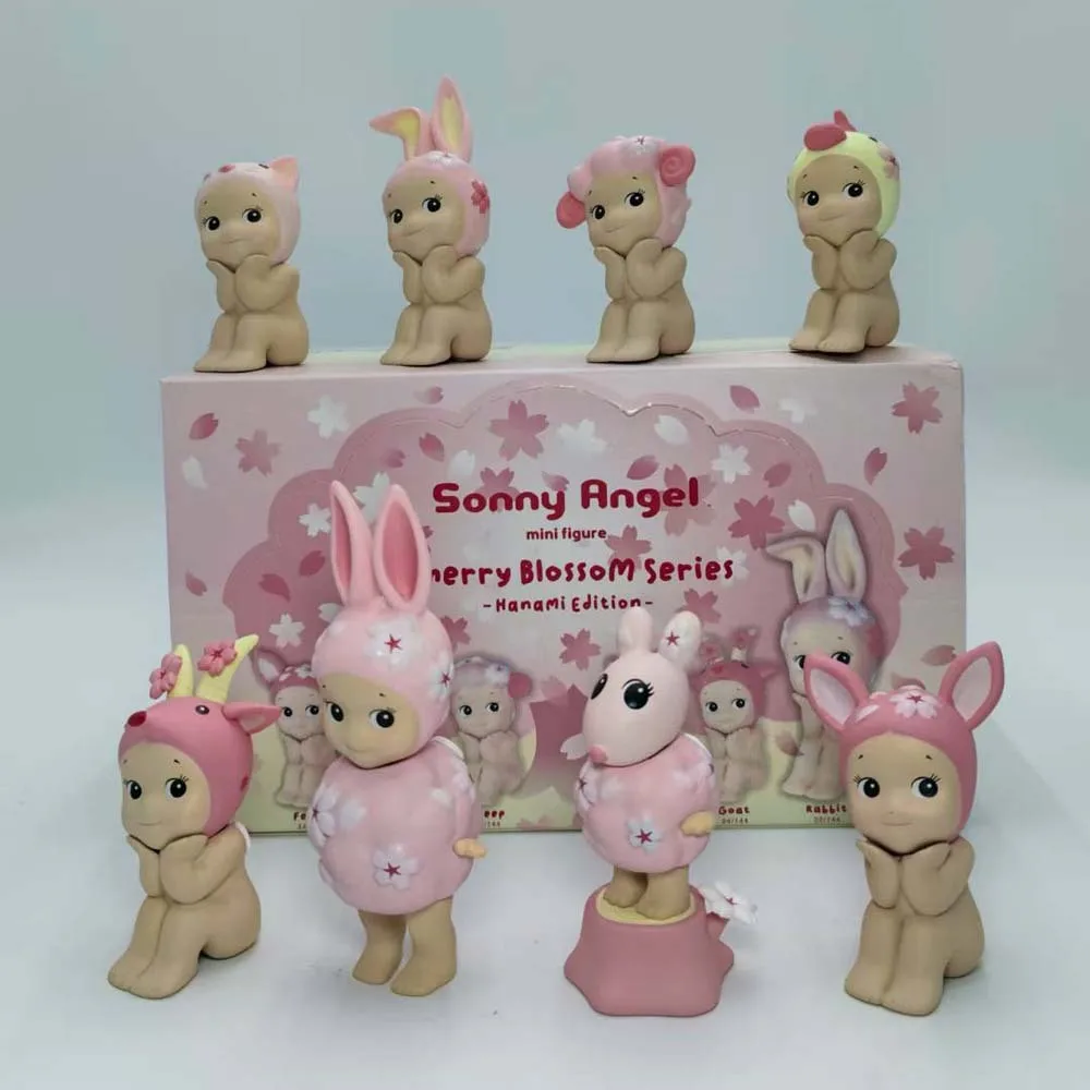 소니 엔젤 벚꽃 시리즈 블라인드 박스 장난감 미스터리 박스 귀여운 행운의 인형 장식 수집 ... - 4