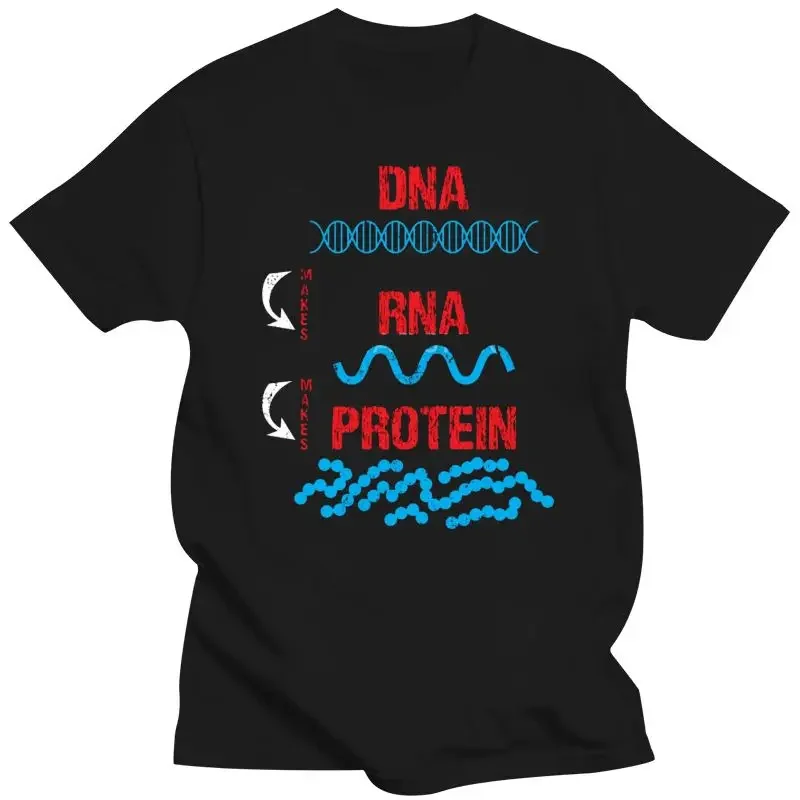 Mens Clothing  The  Building Molecular Biology Dna Rna Protein Cell Biology T-Shirt Man Clothes Men'S Tshirt O Neck Awesome Tee