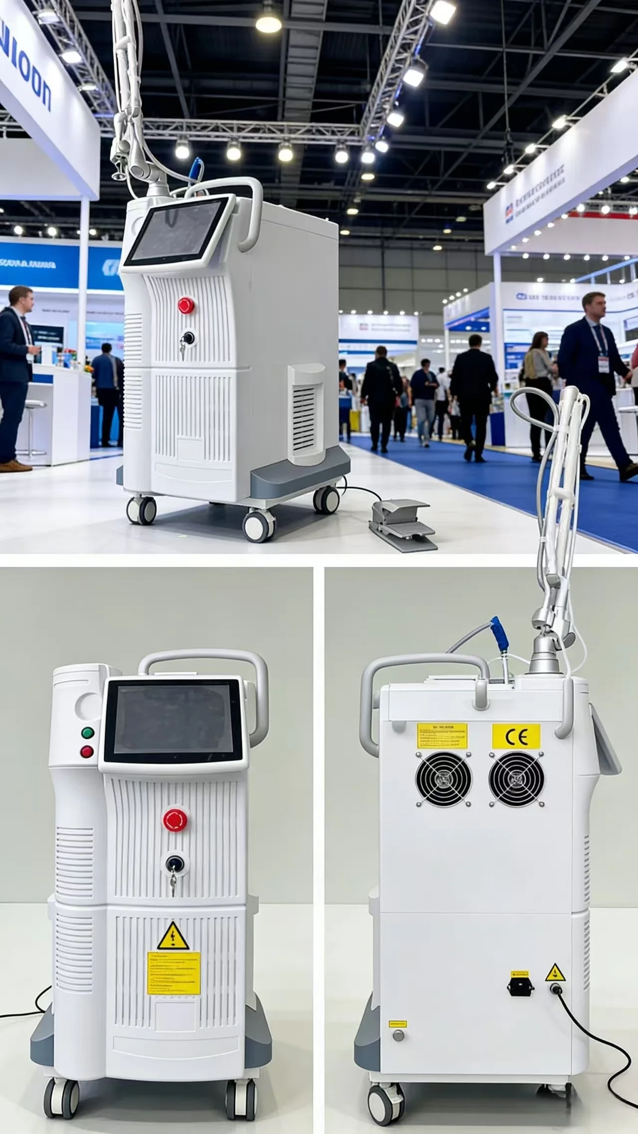 Newest design 4D Fotona Co2 Fractional lase Treatment Machine 10600nm lase beaut machine For Resuacing Acne Scars