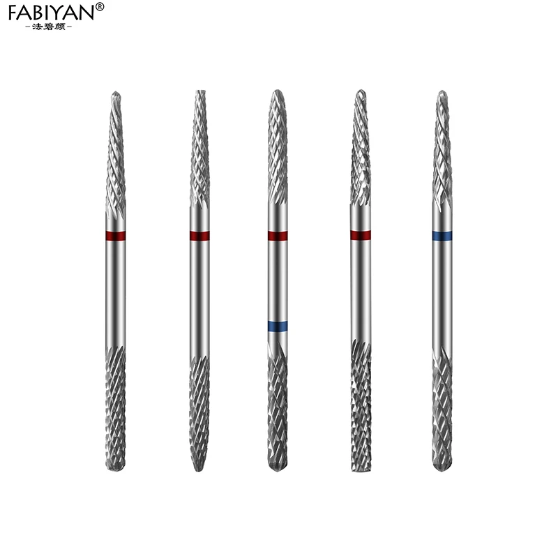 التنغستن الصلب مانيكير قاطعة المطحنة برأسين مسمار لقمة ثقب F/M الأشعة فوق البنفسجية هلام مزيل طلاء الأظافر القاطع مسمار أداة المعالجة المسبقة