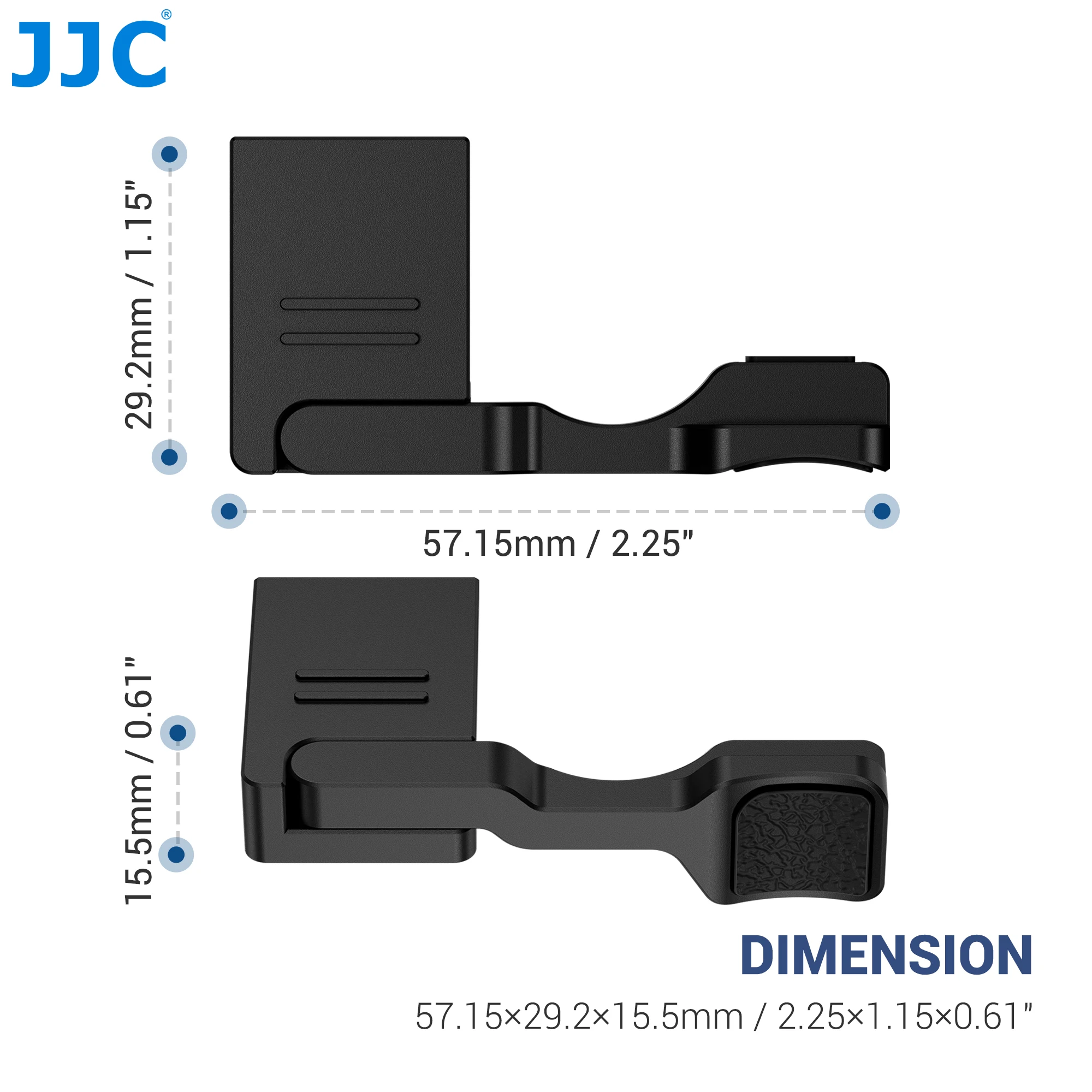 JJC Metal Thumb Up Grip For Sony RX1R III RX1RIII RX1R3 DSC-RX1RM3