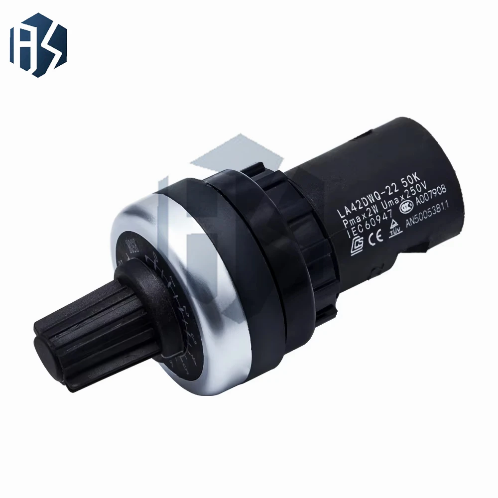 Potensiometer Putar LA42DWQ-22: Diameter 22mm, Opsi Resistansi 1K-500K untuk Arduino-Compatible