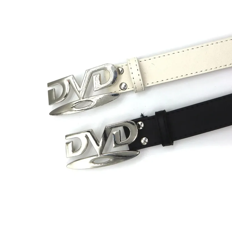 Fashionable Women's Belt Hip-Hop Y2K Belt DVD Buckle Niche Belt Retro Design Women's Sensual Beltche Belt Jeans Decoration image 3