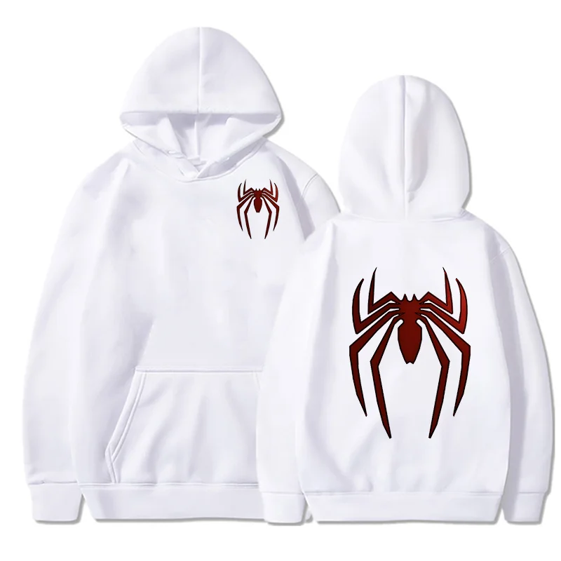 New Comfortable Hoodie Street Fashion Spider Print Sportswear Women's Casual Fun Loose Hoodie Spider Man Men's Wear Harajuku