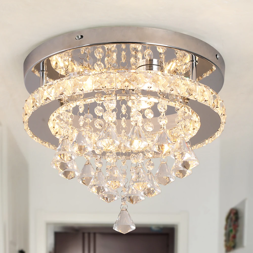 VETRULUS Kristall Led Anhänger Licht Hängen Decke Lampe Moderne Kronleuchter Glanz Wohnzimmer Esszimmer Gang Wohnkultur Leuchte – Detail 5