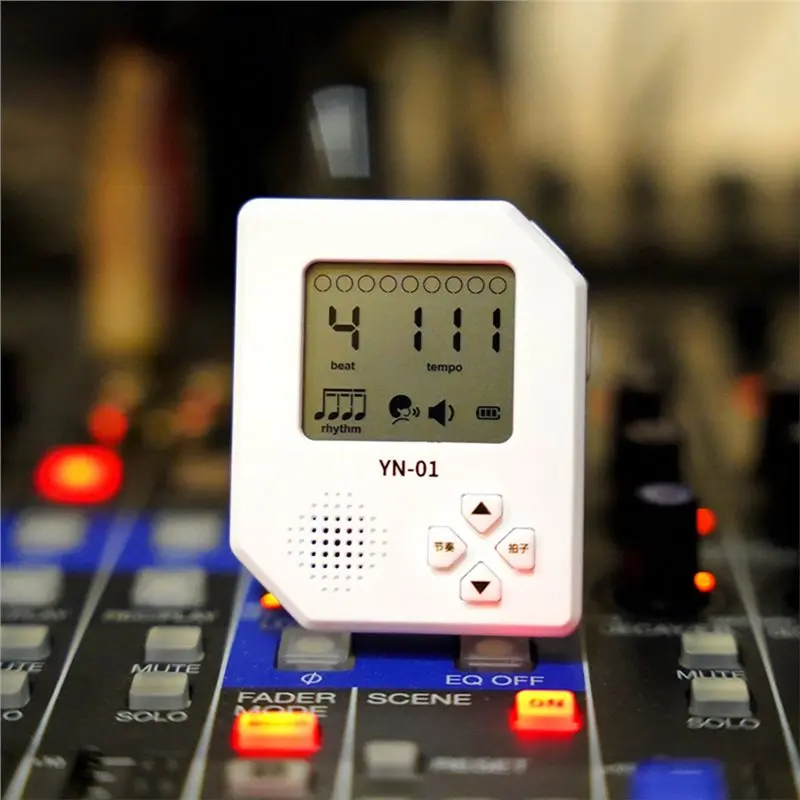 N15R-Dual-Tempo For Music& Running Metronome- Jogging, Workouts, Rhythm Training Portable Design Built-In Clip