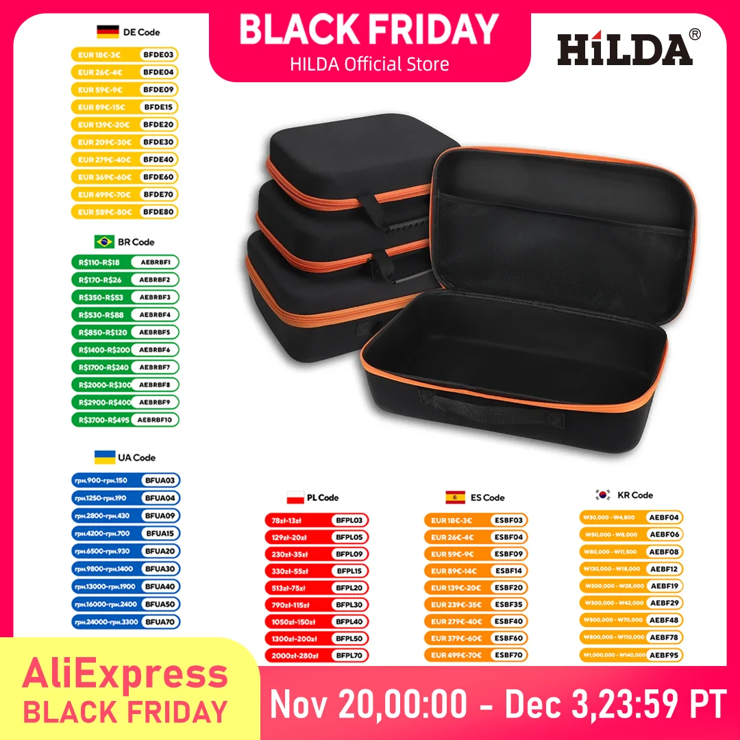 هيلدا حقيبة الصيد أدوات حقيبة بكرة حقيبة أداة مقاومة للماء أكياس سعة كبيرة حقيبة أدوات لحقيبة الأدوات كهربائي الأجهزة هدية جيدة