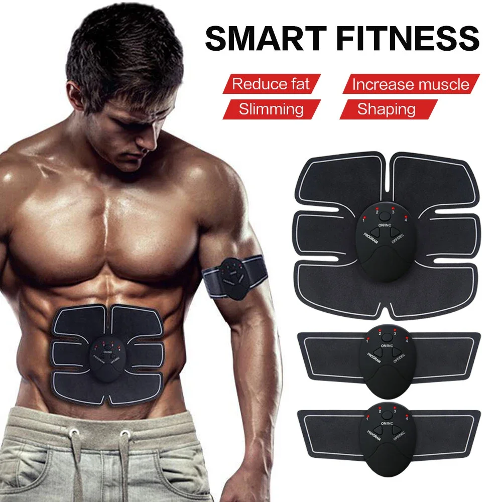 Wireless Muscle Stimulator Abd Exerciser Trainer Pad Body Slimming, Without Controller