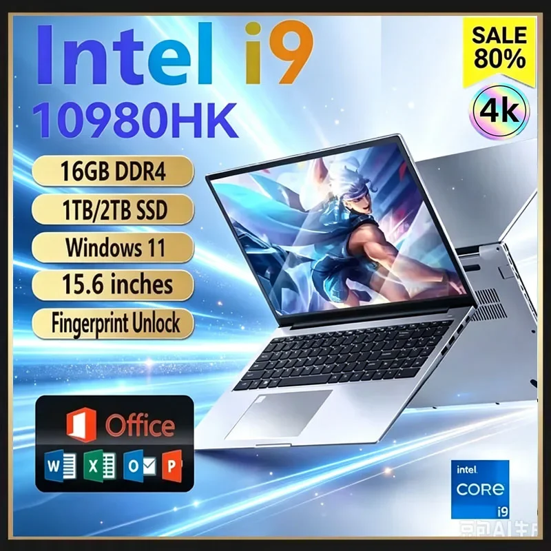 Intel 15.6inch Potrable Laptop Intel Core I9 10980HK Computer Windows 11 Pro Gaming Laptops 16GB RAM 4K 1TB 2TB SSD Notebook PC - Aliexpress Deal