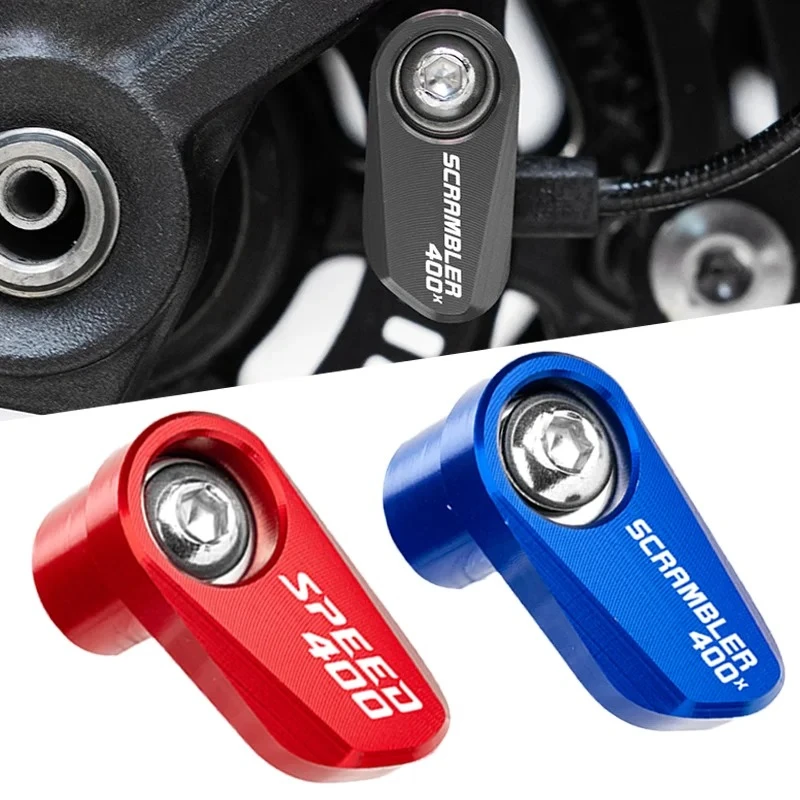 

Для Triumph Scrambler 400X400 X Speed400 Speed 2023 2024, аксессуары для мотоциклов, алюминиевый датчик ABS на переднее и заднее колесо, защита