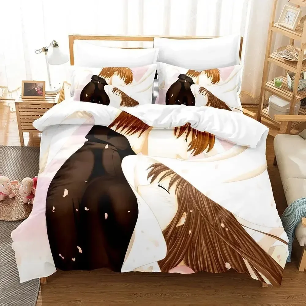 

3D Print Anime Personality Fruits Basket Bedding Set Single Twin Full Queen King Size Bed Set Adult Kid Bedroom Duvet cover Sets
