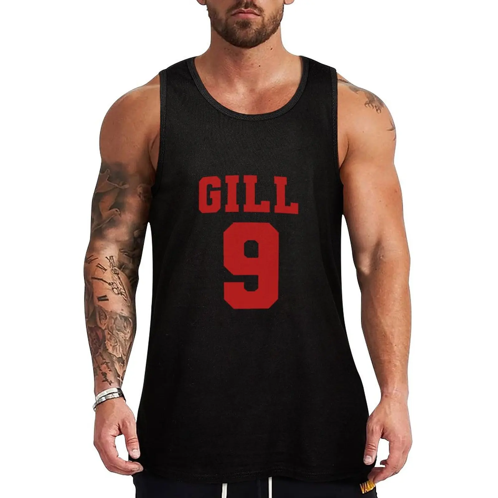 gill 9 Tank Top bodybuilding men clothes gym shirt men gym clothes men Men's clothing