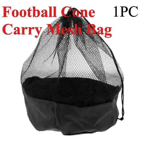 1PC  Football Cone Carry Mesh Bag Sports Ball Storage Bag for Beach Toys Soccer Volleyball