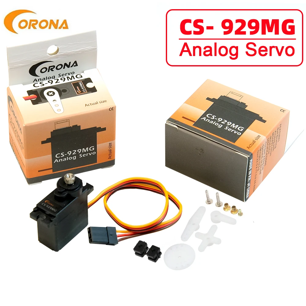 1 / 2 / 4pcs RC Servo Corona CS-929MG CS929MG 13.5G Metal Gear Simulate Steering SERVO for RC Model Airplane Helicopter