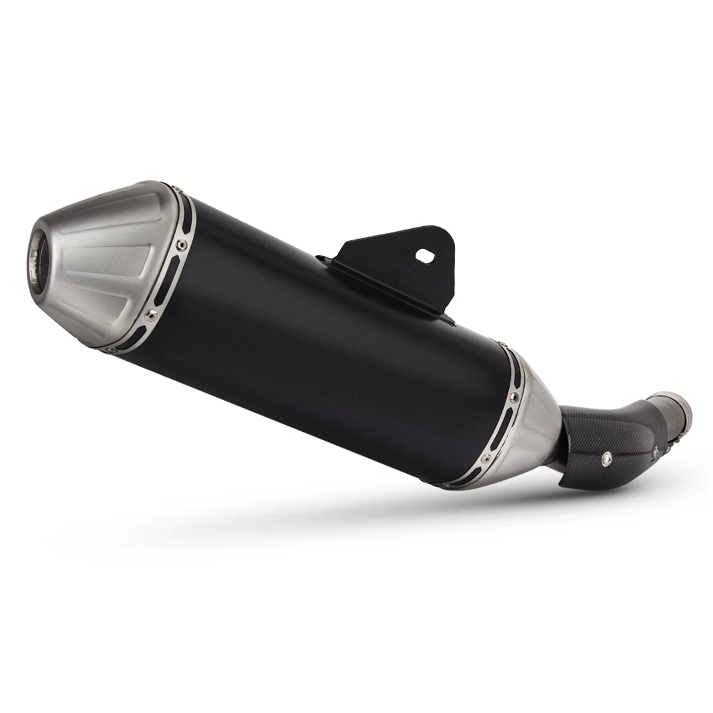 Escape Slip-on Moto Exhaust System Muffler Carbon Cover Tail Pipe Connect Original Line For Yamaha T700 TENERE 700 2019-2025