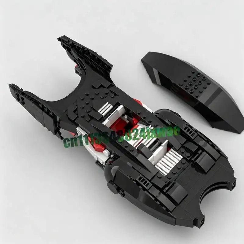 New 409PCS Dark Knight Futuristic Vehicle Building Blocks DIY Creative Assembly Puzzle Educational Toy Gift Collection Display view 3