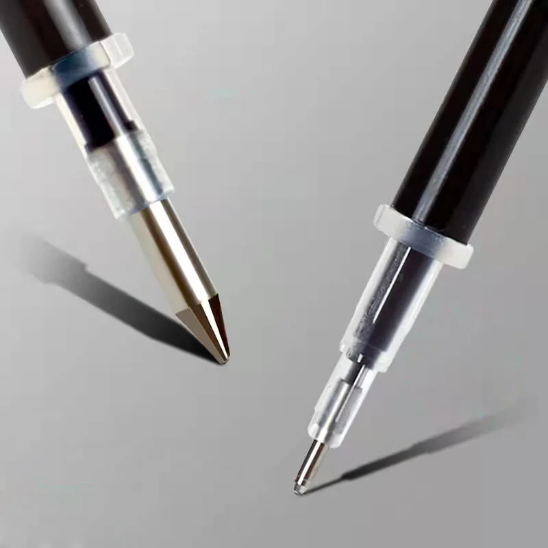 Business Ballpoint Pen Large Capacity 0.5mm Ballpoint Pen Black/Red/Blue Replaceable Refill Stationery School Supplies