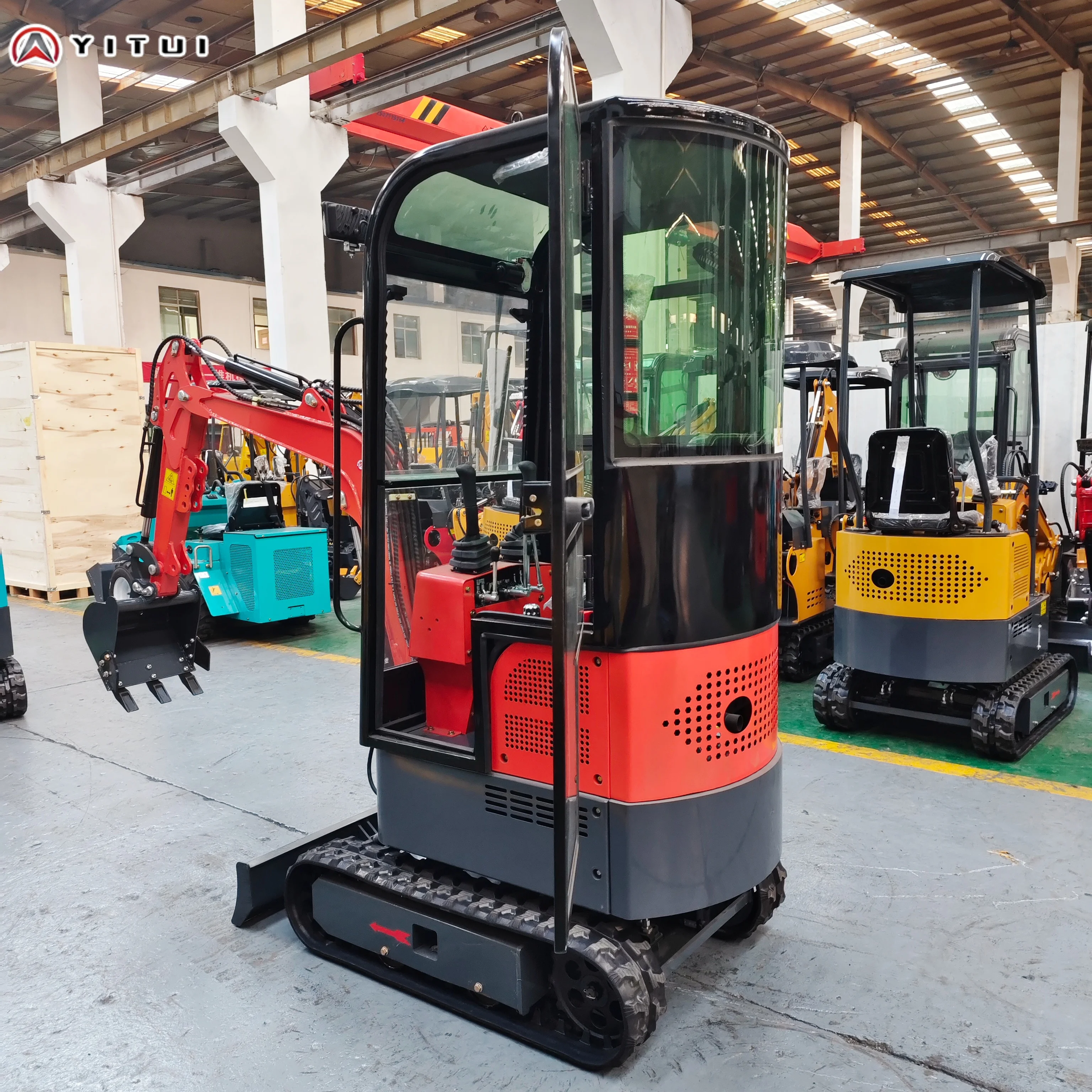 بيع منخفض بسعر 1.5 طن حفارات صغيرة مخصصة متعددة الوظائف محركات كوبوتا Ce Epa Euro 5 حفارات صغيرة