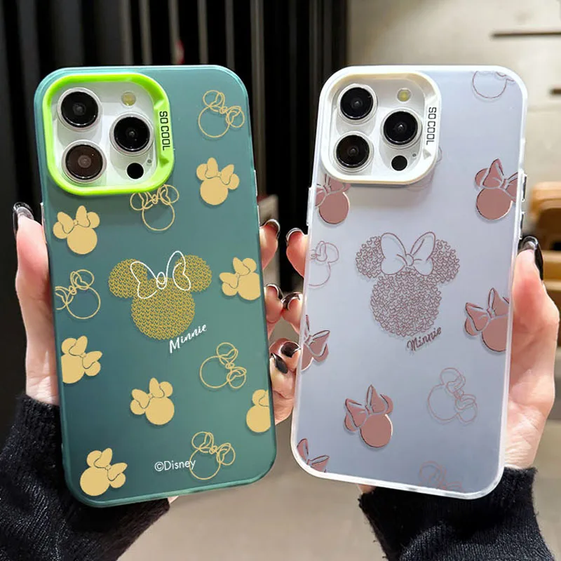 Disney Minnie Mouse Avatar Case for Xiaomi POCO M6 Pro 4G X6 X5 X3 NFC F3 F4 GT F5 F6 M5S C65 Mi 13T 12T 14 13 12 11 Lite 5G NE