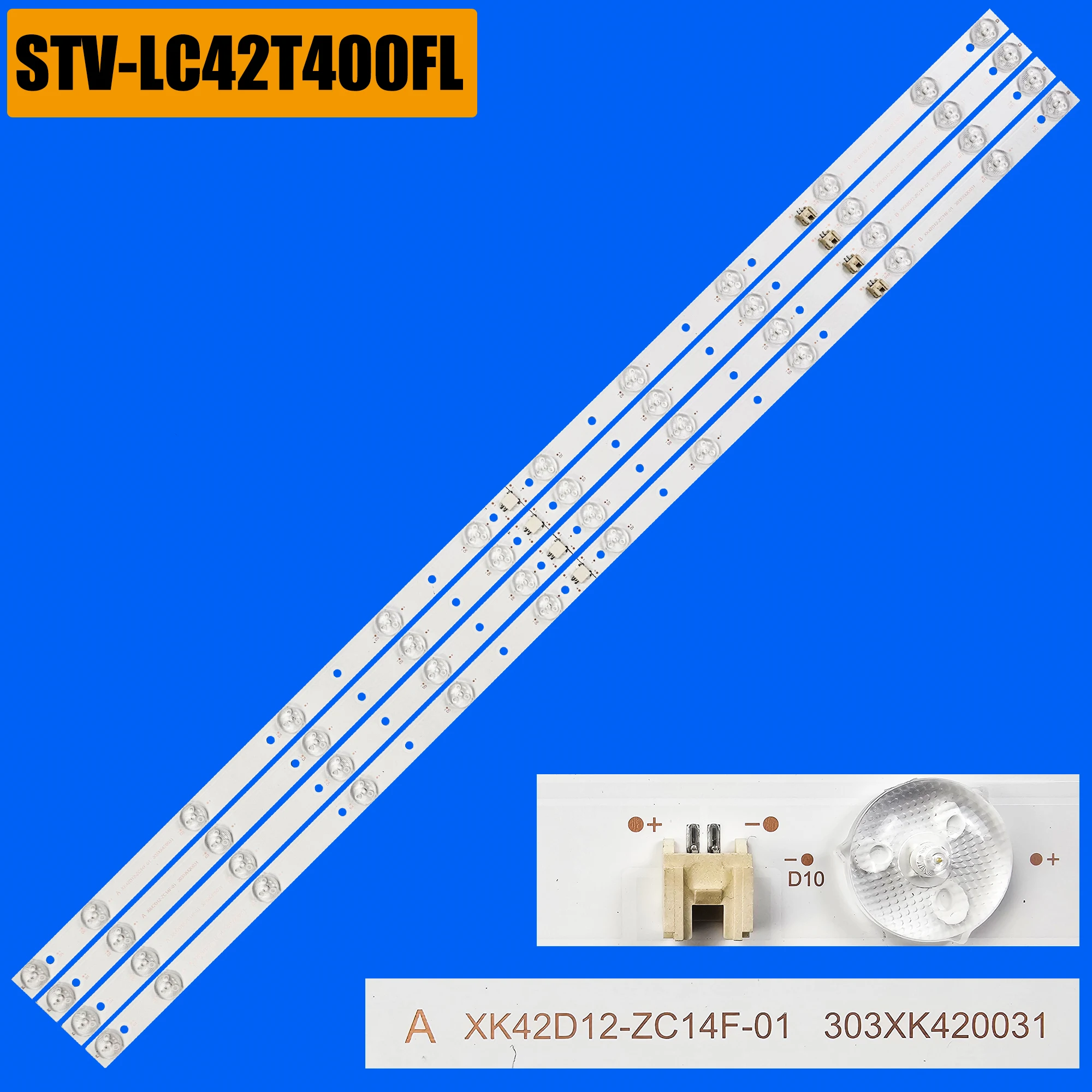 LED Backlight Strip For Supra 42 STV-LC42T400FL TK-42HV LE42F18 LE42H35 E42H35 303XK420031 XK42D12-ZC14F-01 V420HJ-P01