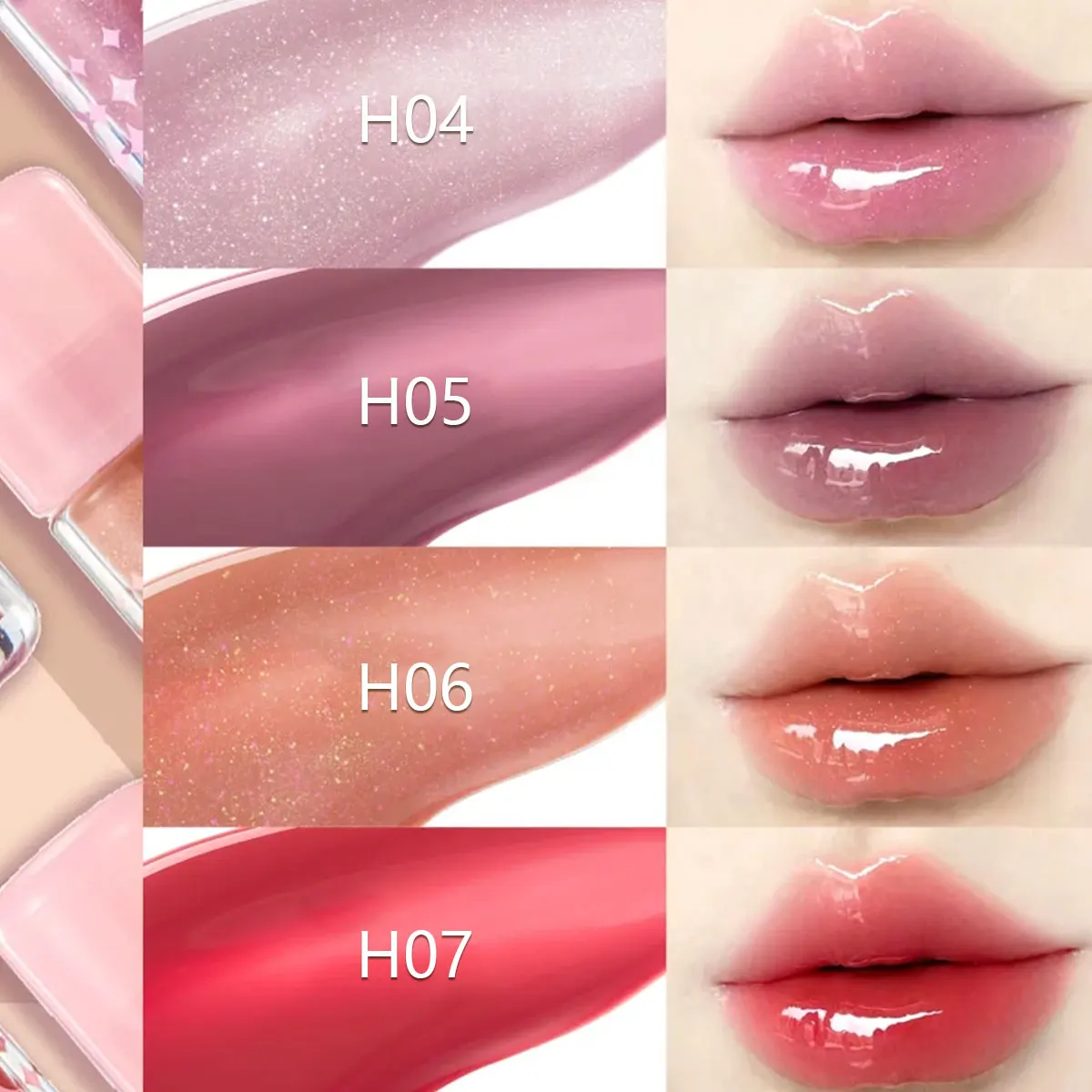 haggard Emo Monster Balsamo per labbra, Texture balsamo per labbra lusinghiero, Sensazione setosa e cremosa, Spalmatura labbra naturale, Paayoff di colori morbidi, Stagione natalizia