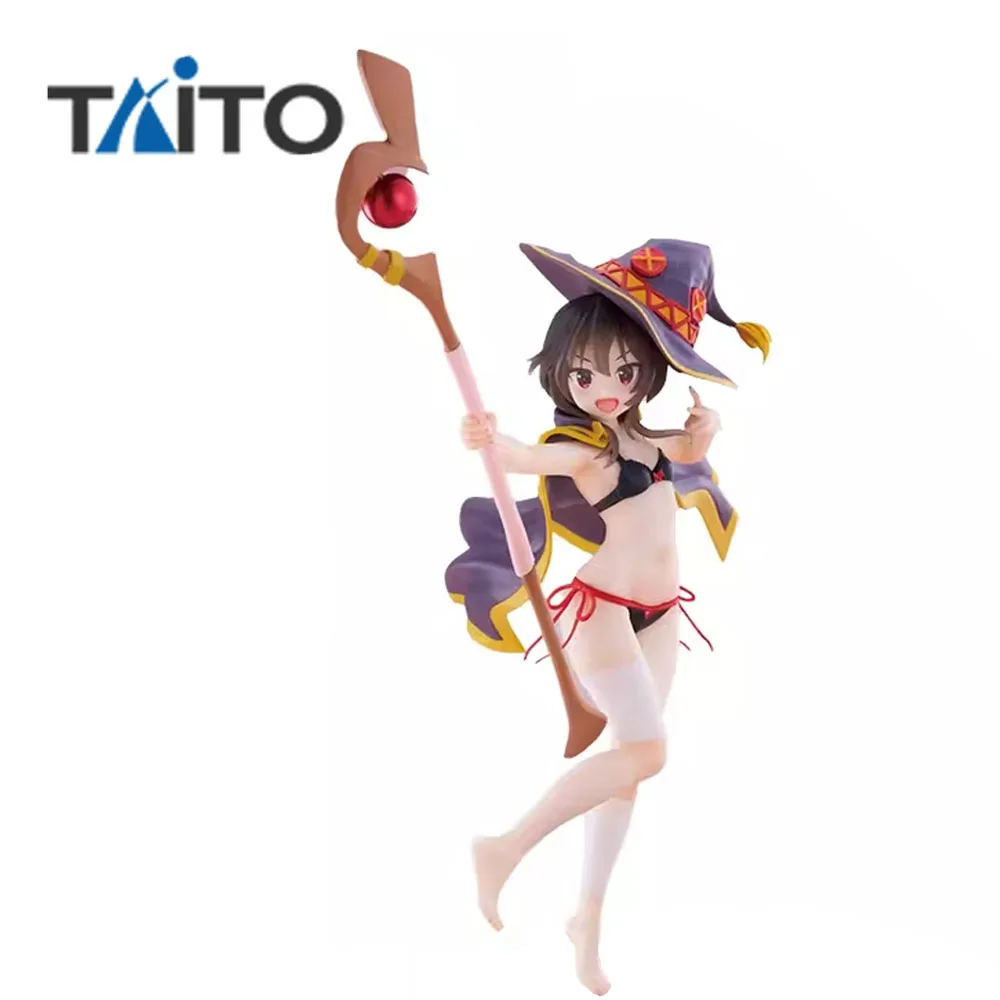 IN Stock Original Taito Coreful Figure Megumin Mizugi Ver. Kono Subarashii Sekai Ni Shukufuku O! 3 Anime Model Collectible Toys