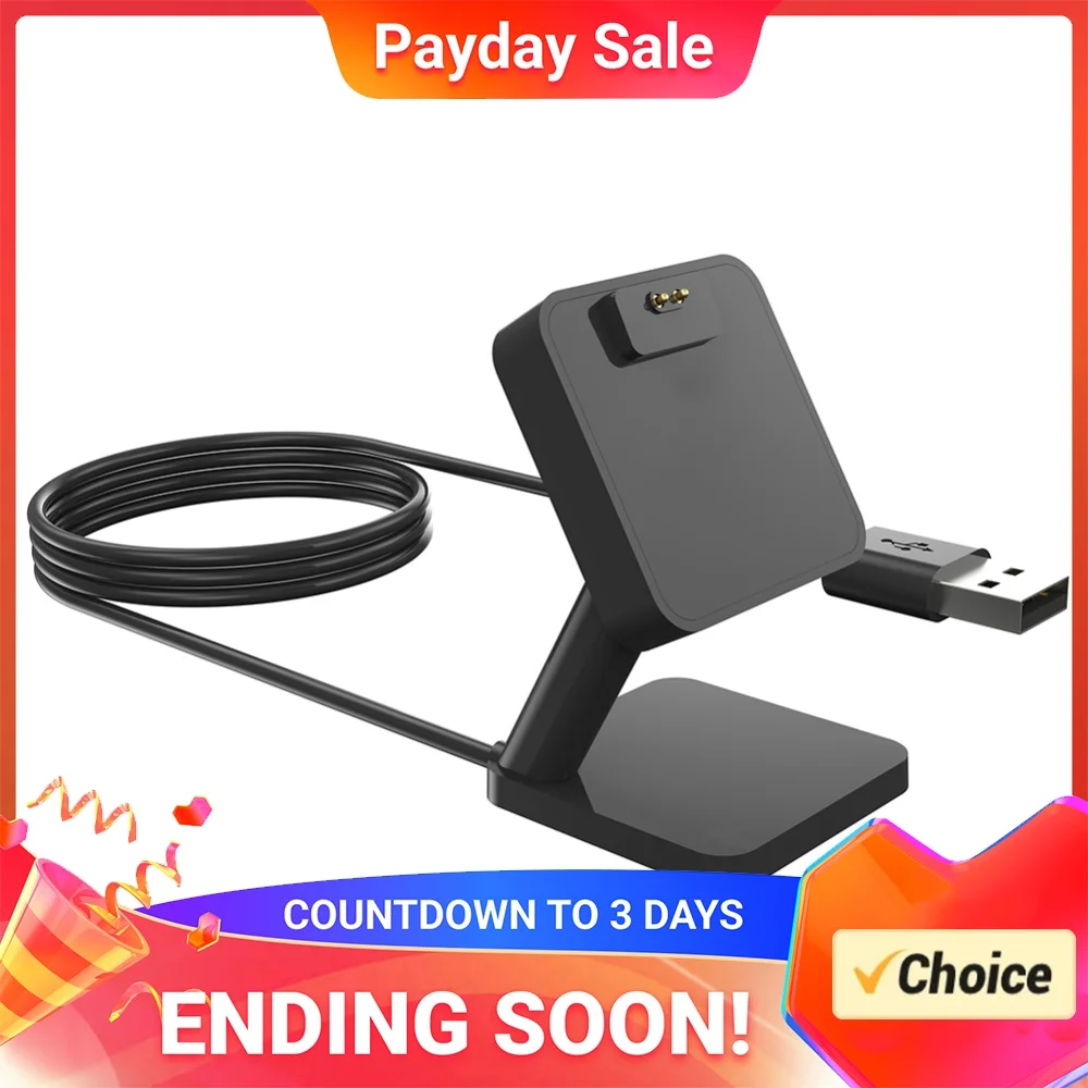 5V 1A Charging Dock Replacement 100cm USB Charging Cable Watch Accessories Smart Band Charger Portable for Xiaomi Mi Band 7 Pro