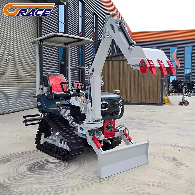 New Hot Sale 80HP Crawler Tractor For Sale Farm Machine With Hydraulic Crushing Hammer Quick Hitch - Image 2