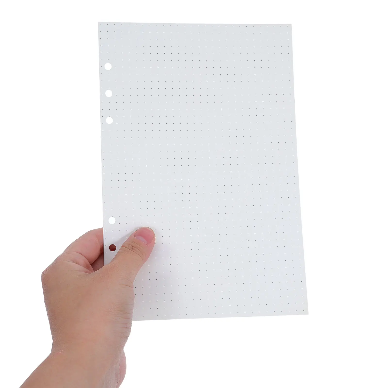 180Pcs A5 Dot Grid Refill Loose Leaf Paper 6 Hole Punched Dotted Sheets for Math Graph Paper Note Taking Planner