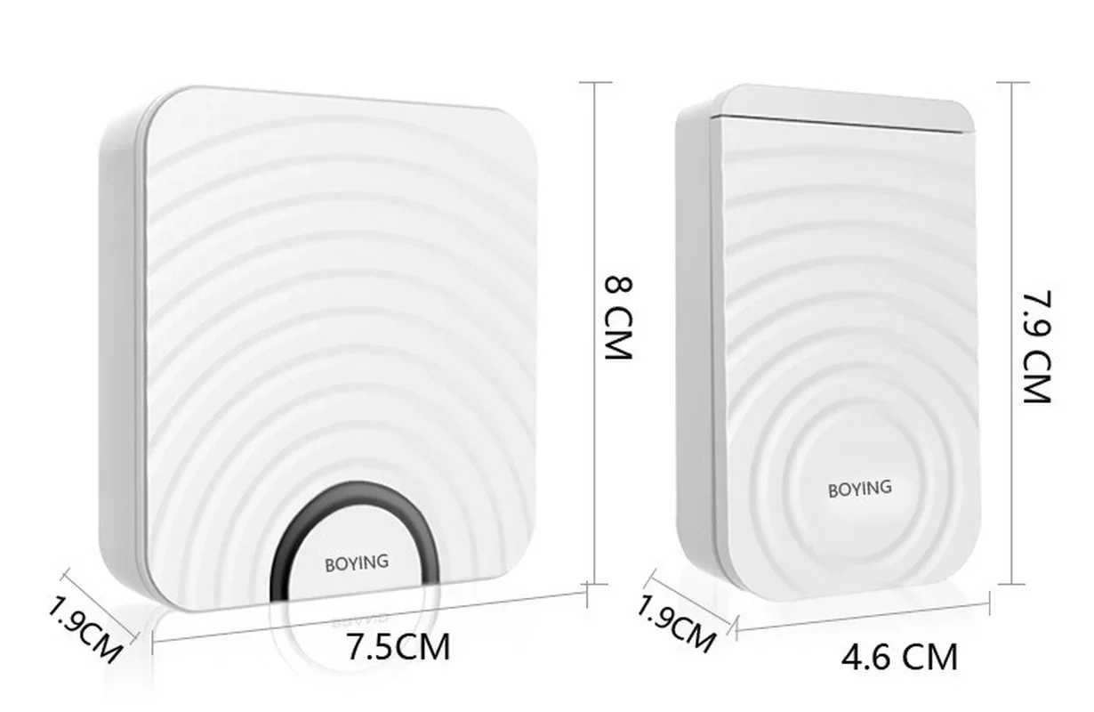 Wifi Doorbell Alarm System Intelligent Wireless Doorbell Strobe Tuyasmart App 58 Sound Compatible 433MHz Wireless Detectors