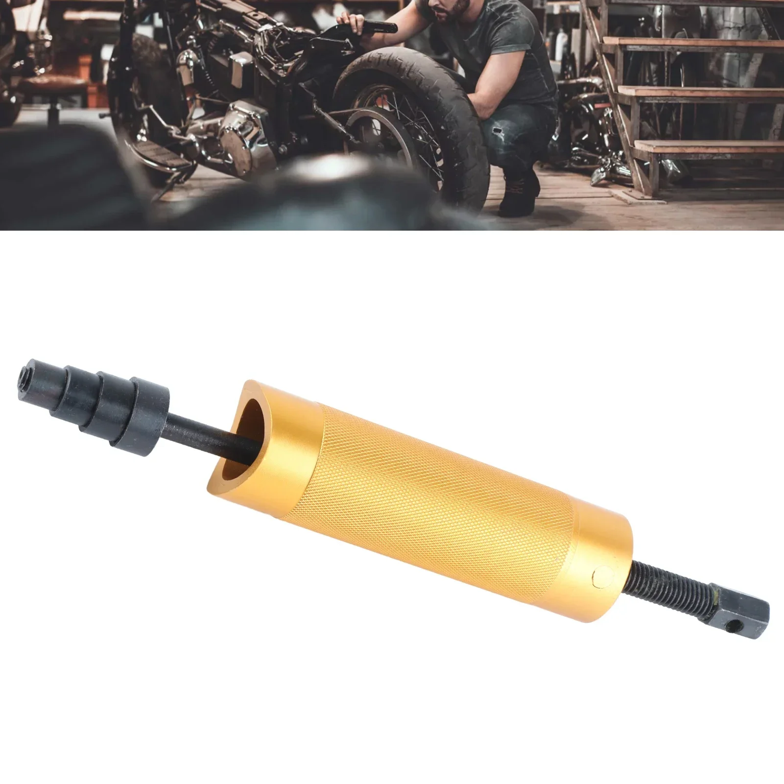 12‑24mm Aluminum Alloy Motorcycle Parts Piston Pin Puller Orange Black Removal Tool for Motorcycle Piston Pin Puller