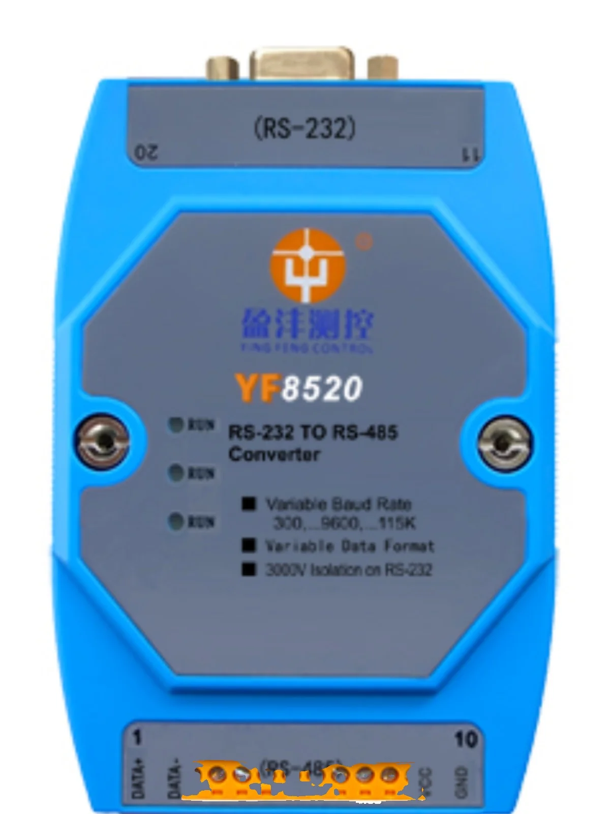 

YF8520 профессиональный RS232 в 485 последовательный порт двунаправленное преобразование активный повторитель изоляции инженерный специальный