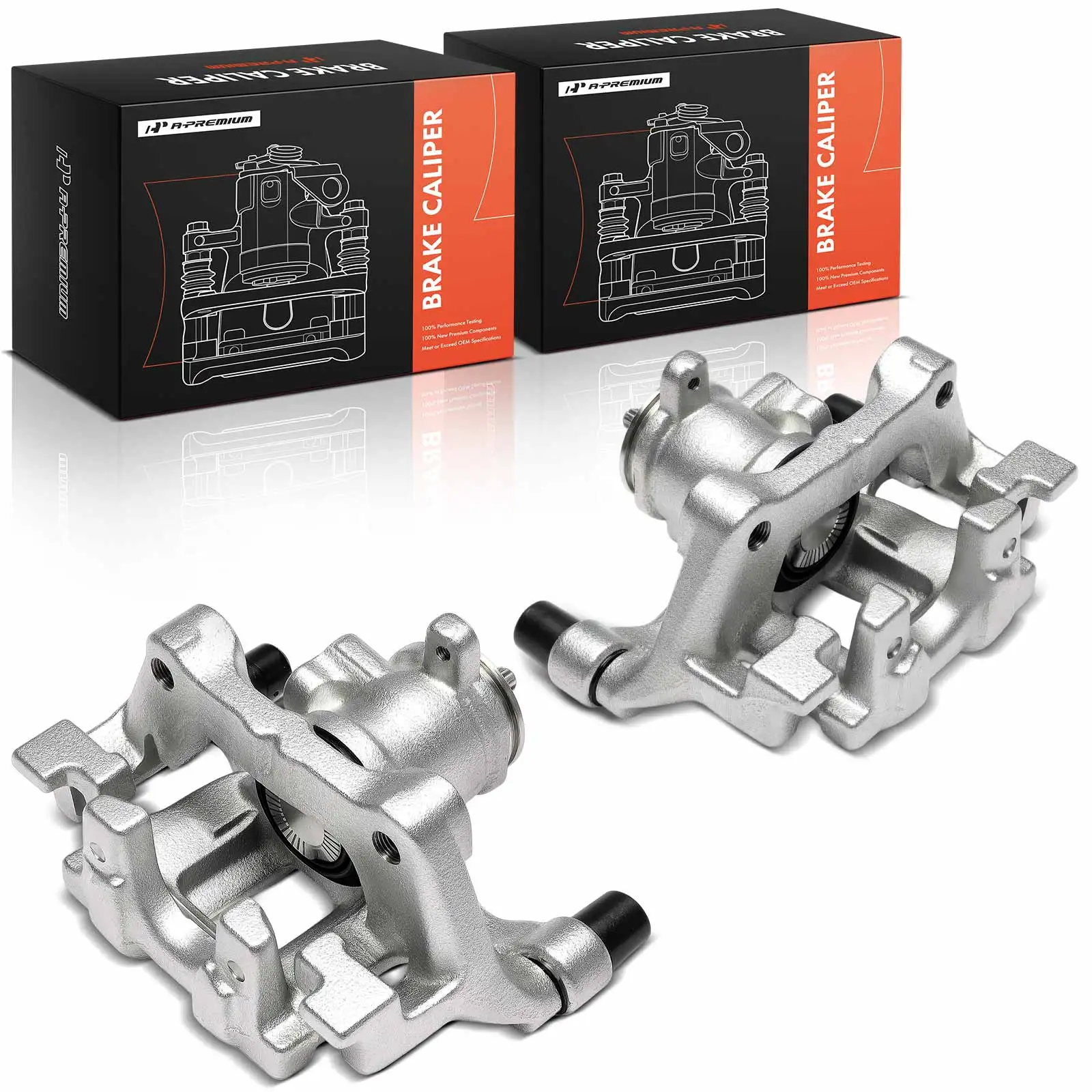 A-Premium Pair Rear Brake Caliper for Mazda CX-30 2020-2025 3 2019-2026 3 Sport 2019-2025