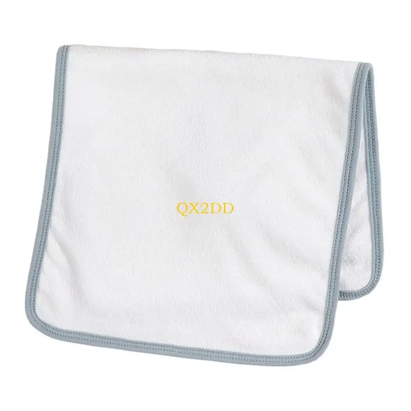 

QX2D Muslin Baby Burp Cloths, Set of 6pcs Large Cotton Burping Towel for Infants Unisex Design Baby Drool Bib Feeding Towel