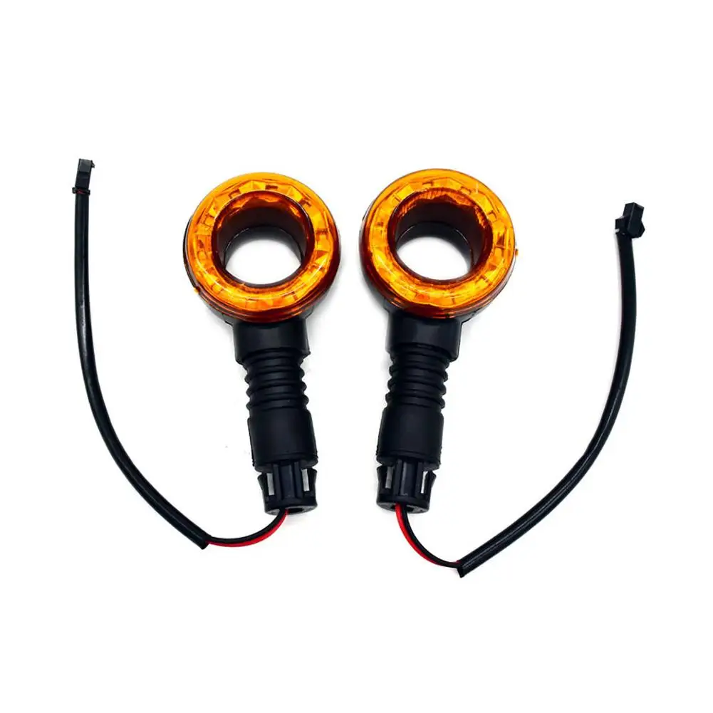 1 Pair 36-72v Led Turn Signal Light Cycling Safety Flashlight Motorcycle Electric Vehicle Accessories