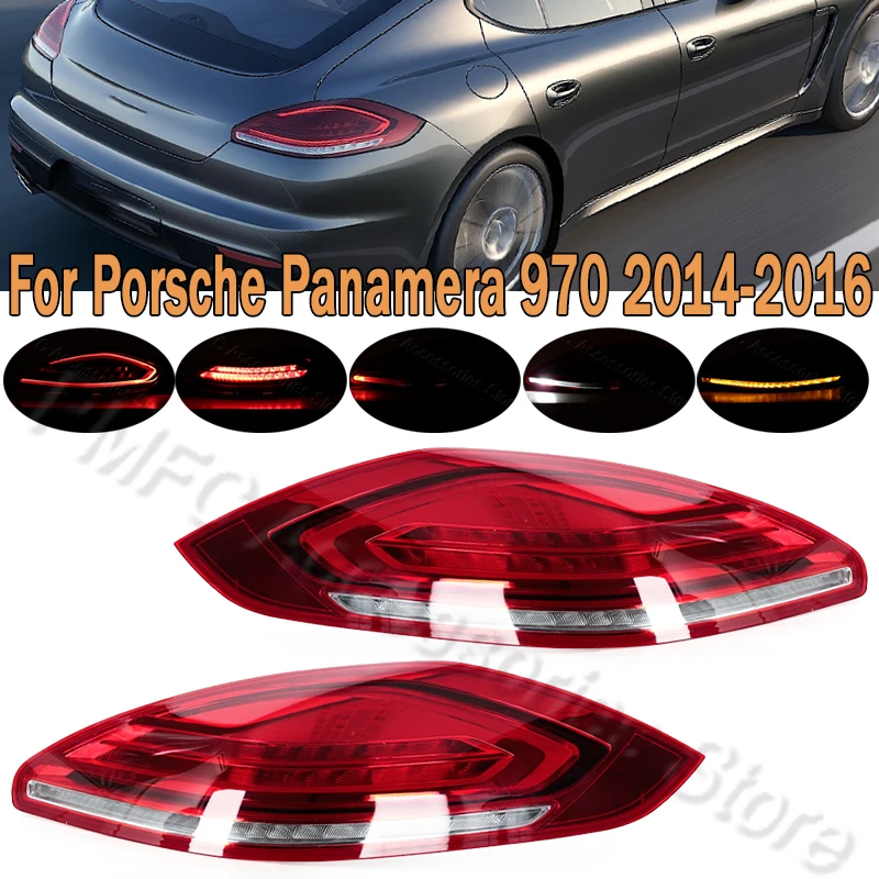 

Car LED Tail Light Assembly Rear Turn Signal Brake Lamp For Porsche Panamera 970 2014-2016 97063143102 97063143101 97063143103