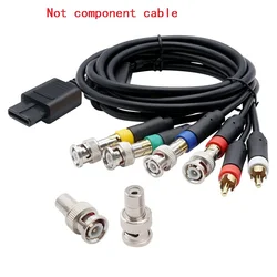 RGB + SyncCable For N64 For Game Cube GC For SFC RCA 컴포지트 케이블 Sony PVM BVM NEC XM 업 스케일러 BNC Not Component