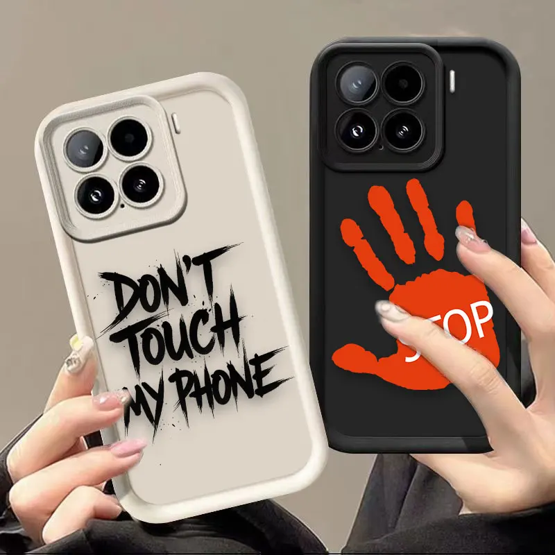 The Palm Stopped My Phone Phone Case For Xiaomi POCO F8 F7 ULTRA F5 F4 F3 C40 M6 M7 X3 X4 GT X5 X6 X7 PRO Cover Case DIY Shell