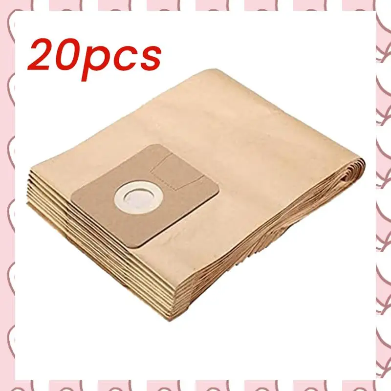 

HHTL 20Pcs For Karcher T14/1 Vacuum Cleaner Paper Dust Bag 6.904-312.0 T14/1 Cleaners Dust Bag Replacement Paper Dust Bag