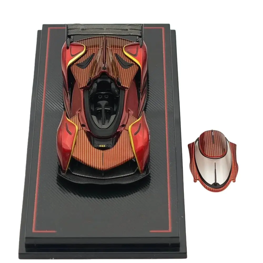 CM 1/64 Scale Solus GT Racing Sports Diecast Metal Car Ornaments Supercar Toy Vehicle Models Collection