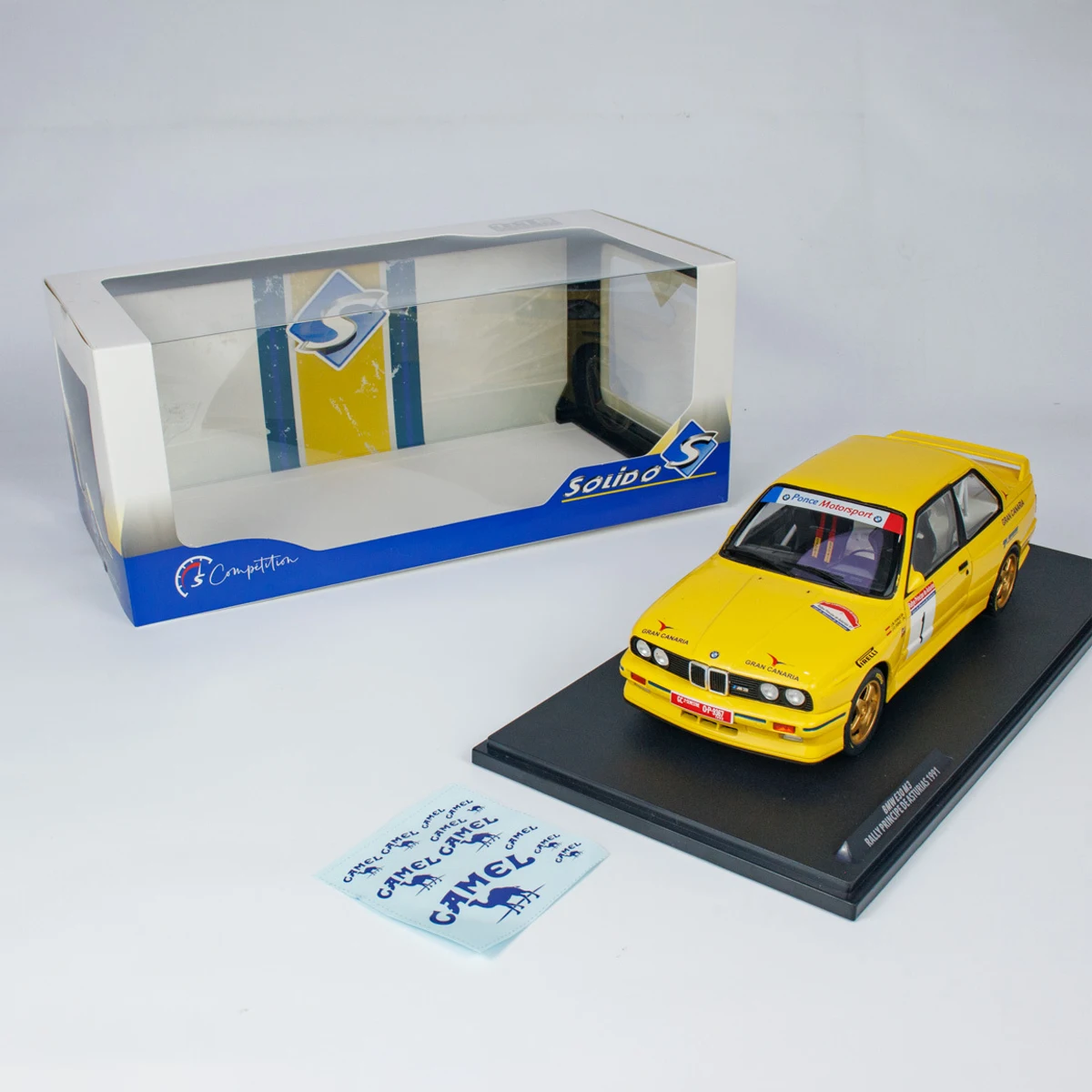 

SOLIDO 1:18 Scale Diecast Alloy BMW E30 M3 GR.A 1992 Toys Cars Model Classics Nostalgia Adult Souvenir Gifts Static Display