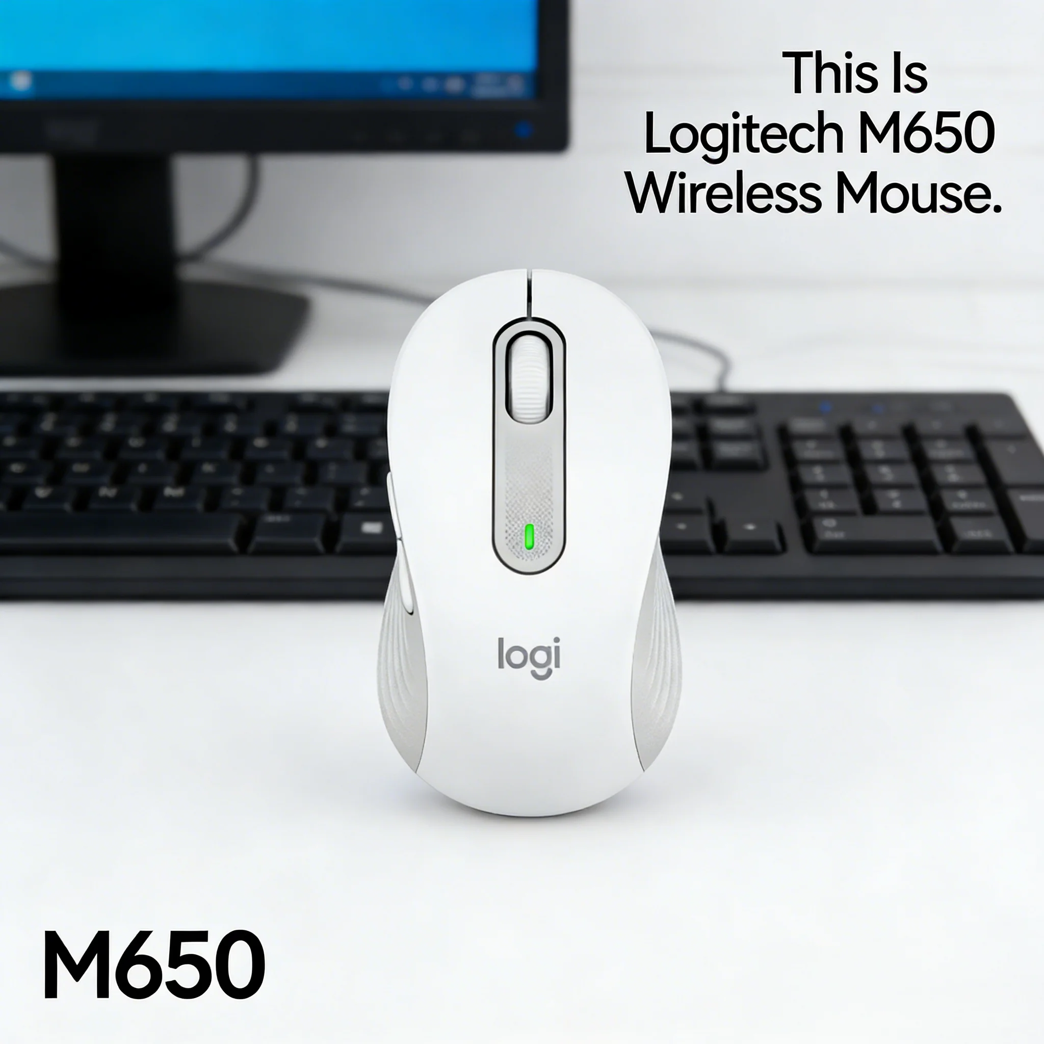 

Мышь Logitech M650/M650L Eco Travel - из переработанного пластика для экотуристов