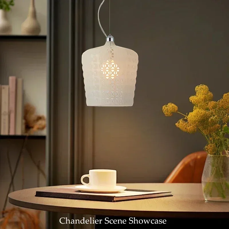 

Nordic Modern Design Salon Pendant Light Hollowed Out Led Lamp Home Decoration Dining Living Room Restaurant Bedroom Chandeliers