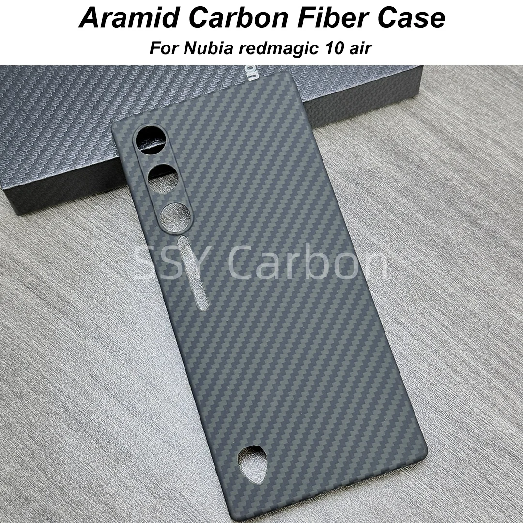 

Чехол из кевларового арамидного волокна для Nubia redmagic 10-воздушный чехол из настоящего углеродного волокна, ультратонкий, сверхлегкий чехол для телефона, роскошный корпус