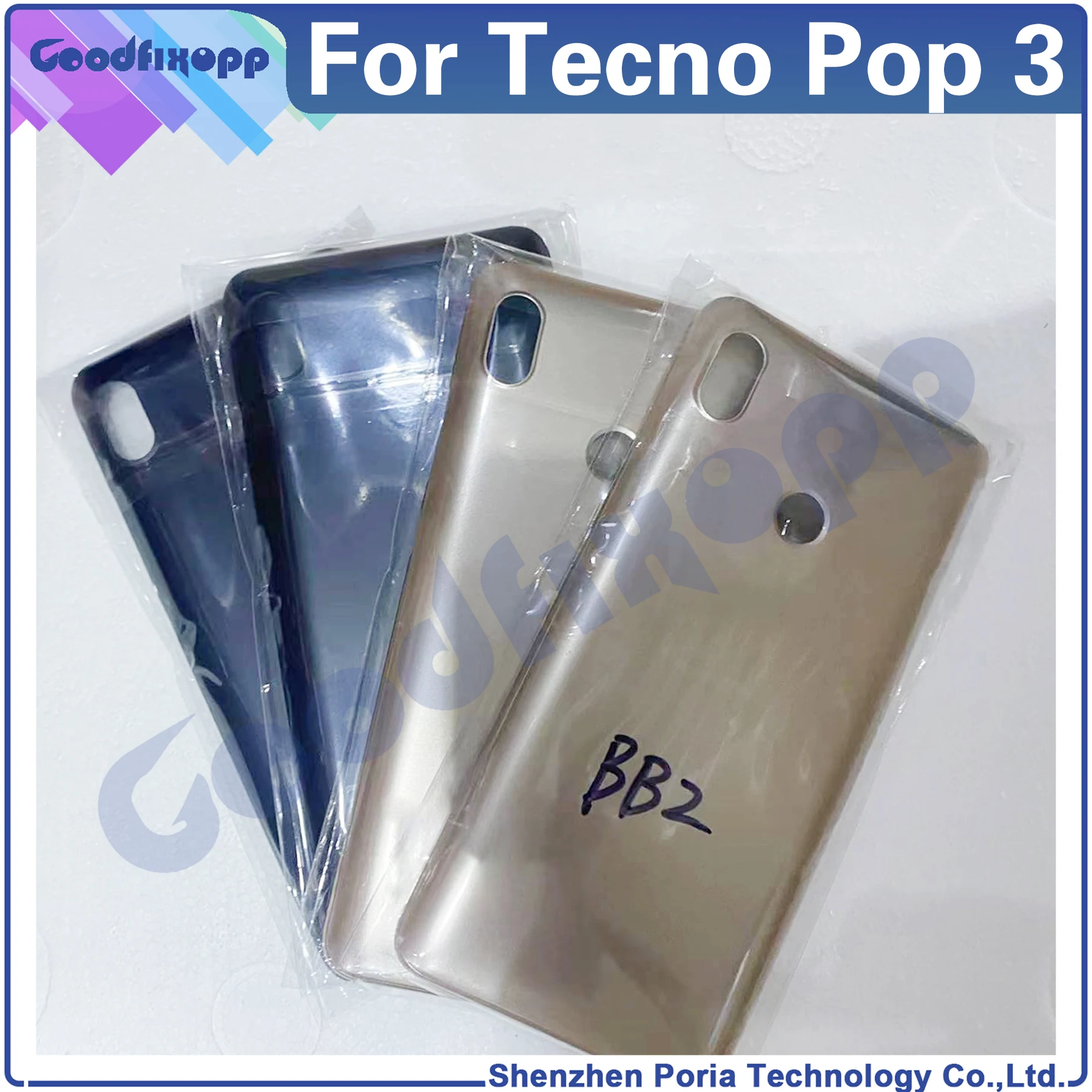 

For Tecno Pop 3 BB2 Back Cover Door Housing Case Rear Cover Battery Cover For Pop3 Replacement