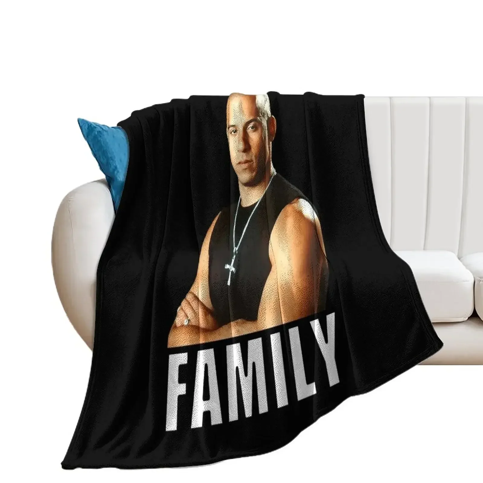 Dom Toretto Funny Man Throw Blanket Soft christmas gifts Baby funny gift Blankets