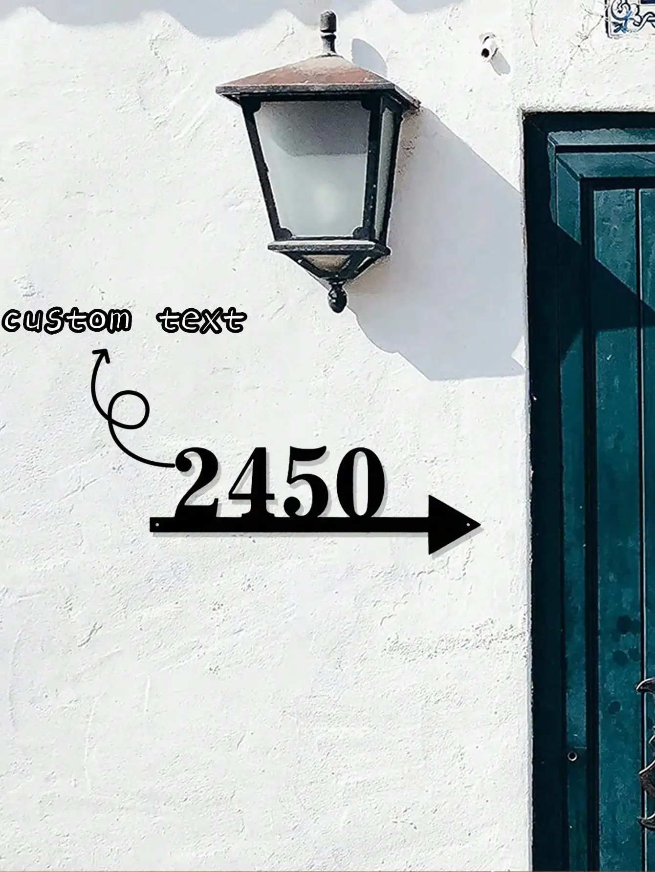 

Custom Metal Address Plaque, Personalized House Number Sign, Outdoor Wall Decor, Unique Housewarming Gift, Easy Mounting For Hom