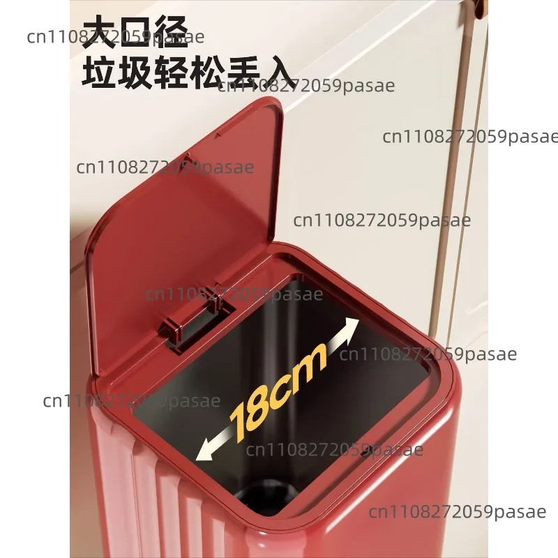 No Bending High-footed Trash Can, Kitchen Large-capacity Mobile Storage Bucket Large-capacity Portable Toilet