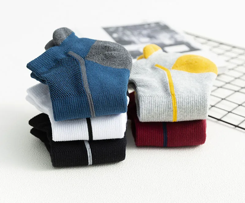 5 Paare/Los Herrensocken aus Baumwolle, Sport, Business, atmungsaktiv, Herrensocken, Meias, neu, große Größe 38-45, Größe EU38-45, hohe Qualität – Detail 8