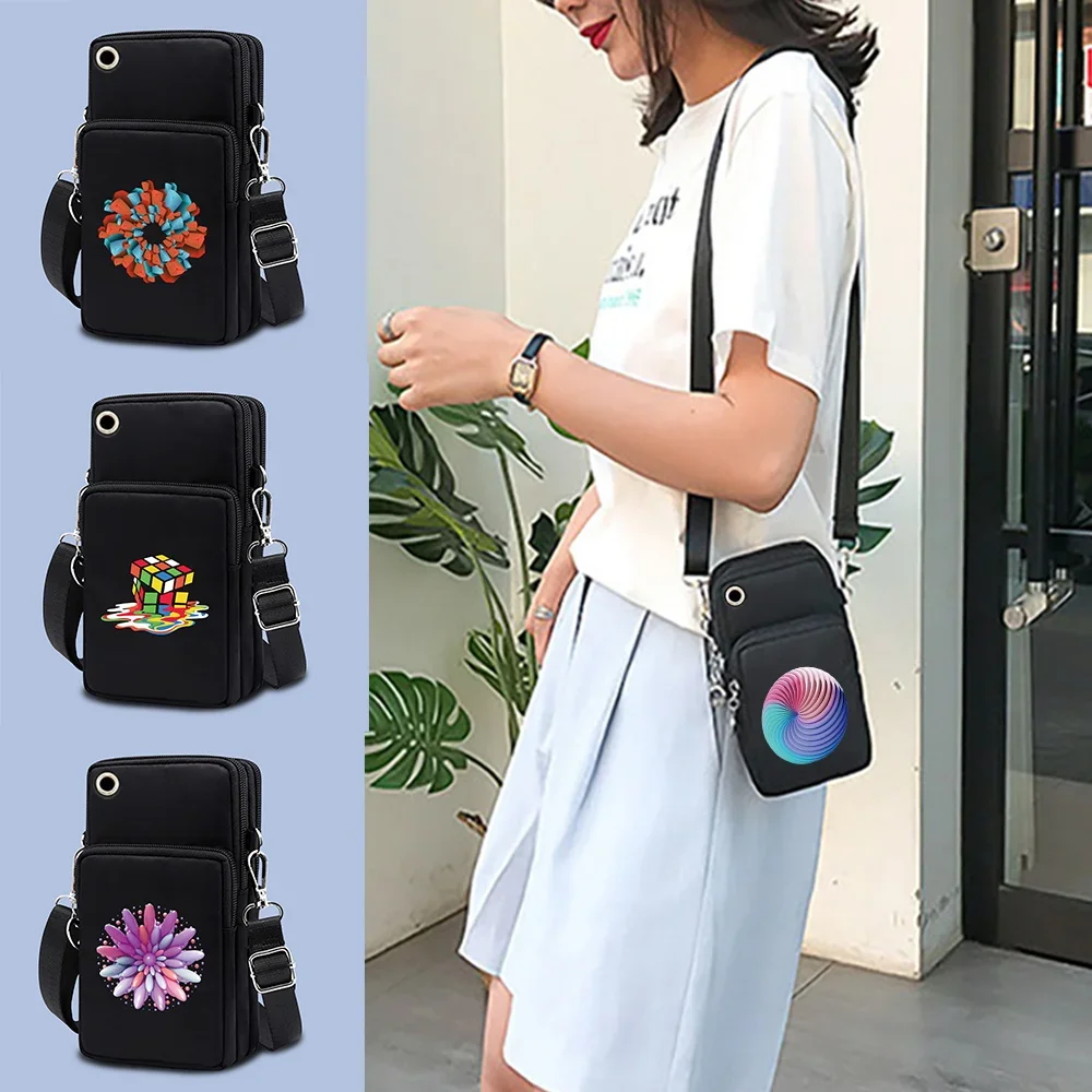 2022 Mobile Phone Bag Women for Samsung/iPhone/Huawei Ladies Outdoor Handbags Crossbody Bags Purse Clutch Wallet Shoulder Bag